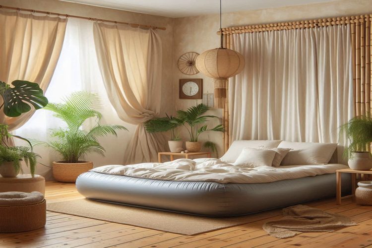 استفاده از تخت بادی در فنگ شویی اتاق خواب
